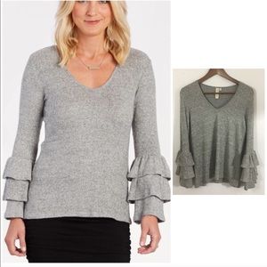 Allison Joy Grey Sweater Sz Small